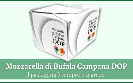 Mozzarella di Bufala Campana DOP, il packaging è sempre più green