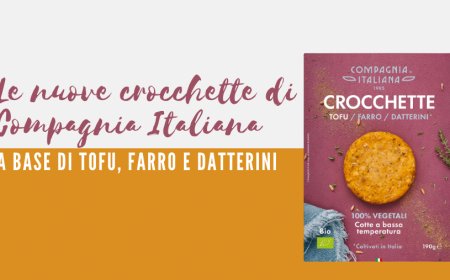 Le nuove crocchette di Compagnia Italiana a base di tofu, farro e datterini