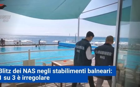 Blitz dei NAS negli stabilimenti balneari: 1 su 3 è irregolare