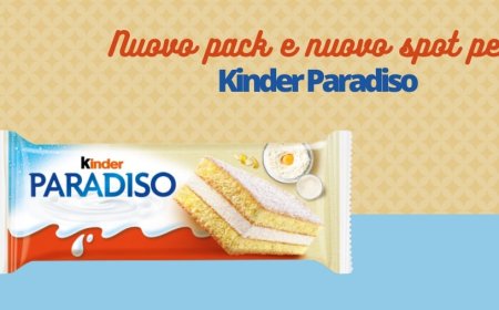 Nuovo pack e nuovo spot per Kinder Paradiso