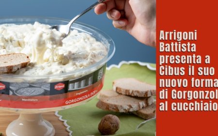 Arrigoni Battista presenta a Cibus il suo nuovo formato di Gorgonzola al cucchiaio