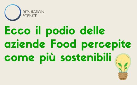 Ecco il podio delle aziende Food percepite come più sostenibili