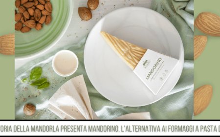 Fattoria della Mandorla presenta Mandorino, l'alternativa ai formaggi a pasta dura