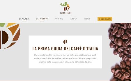 Il sito del Camaleonte, prima Guida dei caffè d'Italia, è online