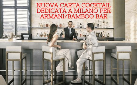 Nuova carta cocktail dedicata a Milano per Armani/Bamboo Bar