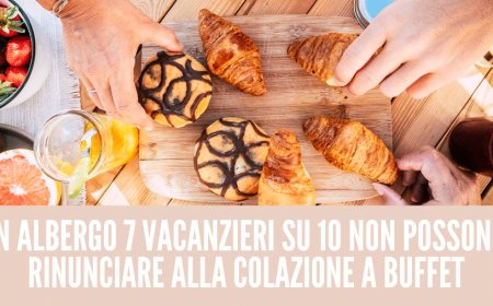 In albergo 7 vacanzieri su 10 non possono rinunciare alla colazione a buffet