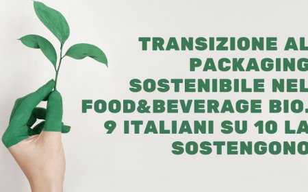 Transizione al packaging sostenibile nel Food&Beverage bio. 9 italiani su 10 la sostengono