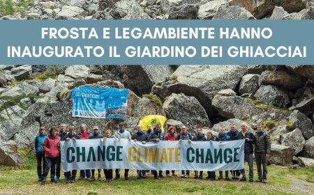 FRoSTA e Legambiente hanno inaugurato il Giardino dei Ghiacciai