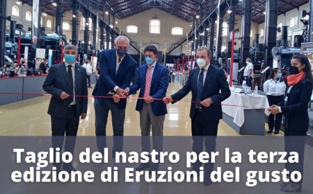 Taglio del nastro per la terza edizione di Eruzioni del gusto
