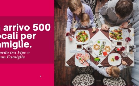 In arrivo 500 locali per famiglie. Accordo tra Fipe e Forum Famiglie