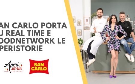 San Carlo porta su Real Time e Foodnetwork le Aperistorie