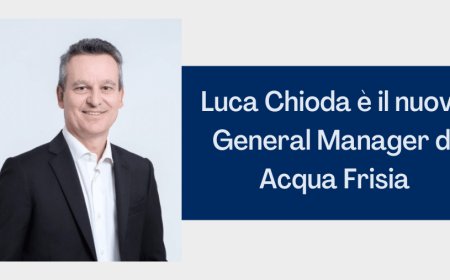 Luca Chioda è il nuovo General Manager di Acqua Frisia
