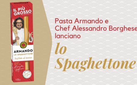 Pasta Armando e Chef Alessandro Borghese lanciano lo Spaghettone