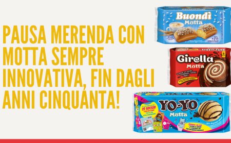 Pausa merenda con Motta sempre innovativa, fin dagli anni Cinquanta!