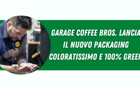 Garage Coffee Bros. lancia il nuovo packaging coloratissimo e 100% green