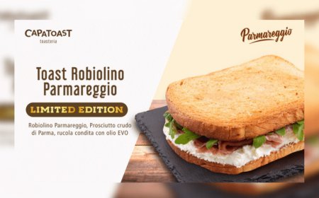 CapaToast e Parmareggio nella limited edition "Toast Robiolino Parmareggio"