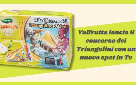 Valfrutta lancia il concorso dei Triangolini con un nuovo spot in Tv