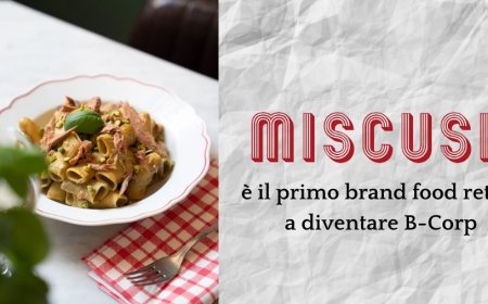 miscusi è il primo brand food retail a diventare B-Corp