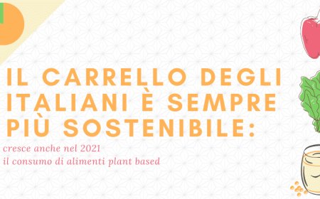 Il carrello degli italiani è sempre più sostenibile: cresce anche nel 2021 il consumo di alimenti plant based