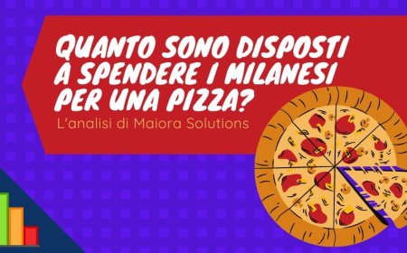 Quanto sono disposti a spendere i milanesi per una pizza? L'analisi di Maiora Solutions