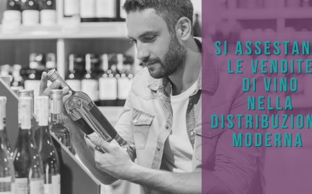 Si assestano le vendite di vino nella distribuzione moderna