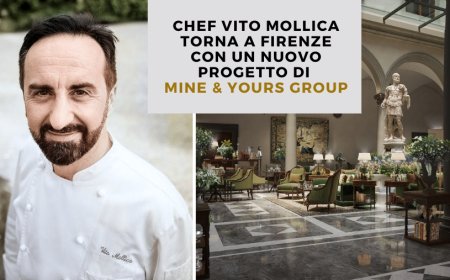 Chef Vito Mollica torna a Firenze con un nuovo progetto di Mine & Yours Group