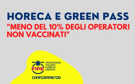 Horeca e Green Pass. Meno del 10% degli operatori non vaccinati