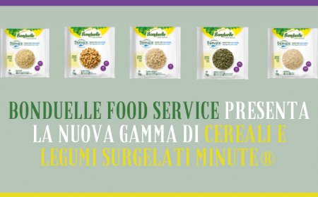 Bonduelle Food Service presenta la nuova gamma di Cereali e Legumi surgelati Minute®