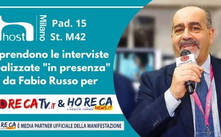 Host 2021: riprendono le interviste realizzate in presenza da Fabio Russo per HorecaTv e Horecanews