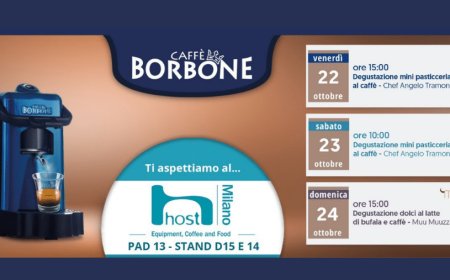 Allo stand Caffè Borbone a Host, i cult della pasticceria mondiale rivisitati in chiave caffè