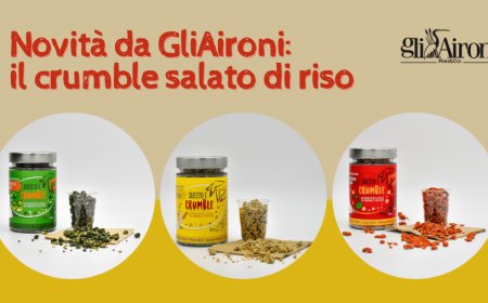 Novità da GliAironi: il crumble salato di riso