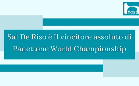Sal De Riso è il vincitore assoluto di Panettone World Championship