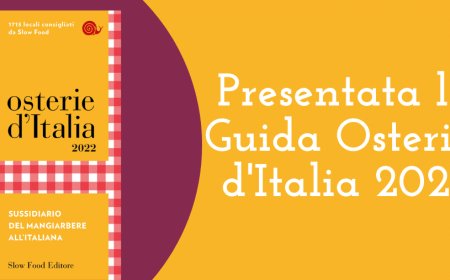 Presentata la Guida Osterie d'Italia 2022
