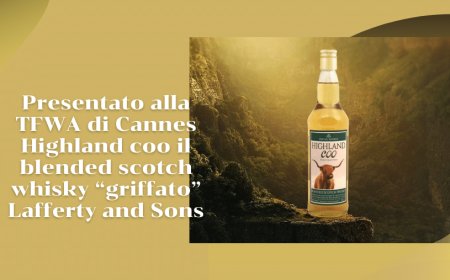 Presentato alla TFWA di Cannes Highland coo il blended scotch whisky “griffato” Lafferty and Sons