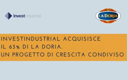 Investindustrial acquisisce il 63% di La Doria. Un progetto di crescita condiviso