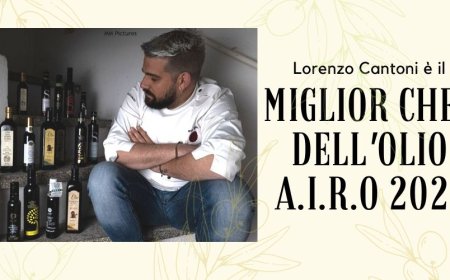 Lorenzo Cantoni è il Miglior Chef dell'Olio A.I.R.O 2021
