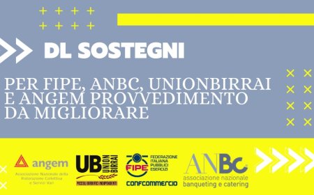 DL Sostegni: per Fipe, ANBC, Unionbirrai e Angem provvedimento da migliorare