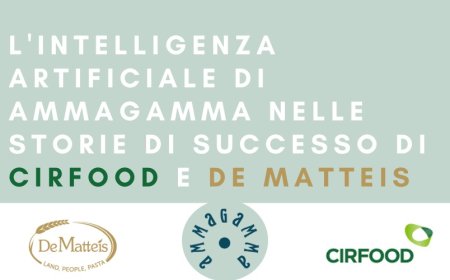 L'intelligenza artificiale di Ammagamma nelle storie di successo di Cirfood e De Matteis