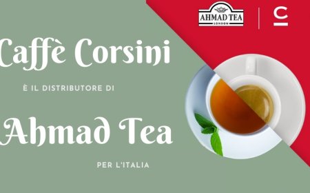 Caffè Corsini è il distributore ufficiale di Ahmad Tea per l'Italia