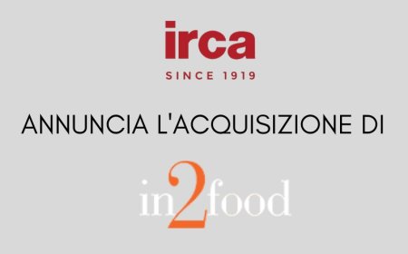 Gruppo Irca annuncia l'acquisizione di In2Food
