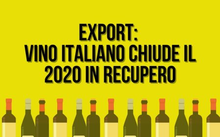 Export: vino italiano chiude il 2020 in recupero