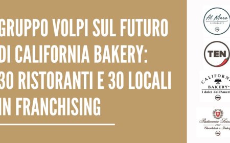 Gruppo Volpi sul futuro di California Bakery: 30 ristoranti e 30 locali in franchising