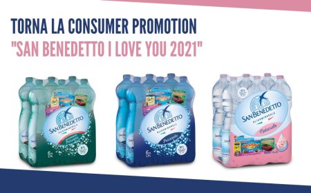 Torna la consumer promotion "San Benedetto I Love You 2021"