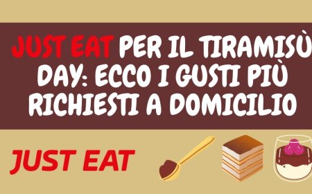 Just Eat per il Tiramisù Day: ecco i gusti più richiesti a domicilio