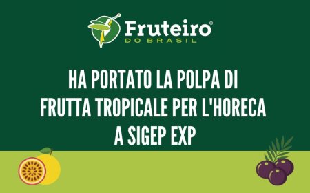 Fruteiro do Brasil ha portato la polpa di frutta tropicale per l'Horeca a Sigep Exp