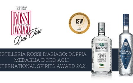 Distilleria Rossi d'Asiago: doppia medaglia d'oro agli International Spirits Award 2021