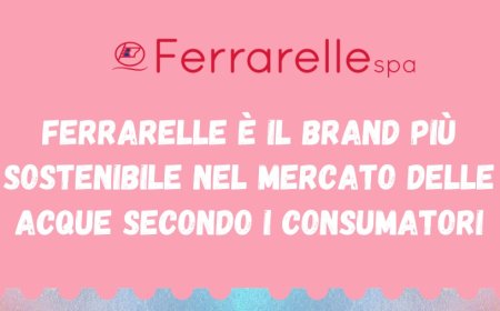 Ferrarelle è il brand più sostenibile nel mercato delle acque secondo i consumatori