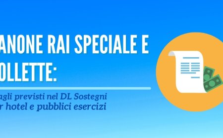 Canone Rai Speciale e bollette: i tagli previsti nel DL Sostegni per hotel e pubblici esercizi