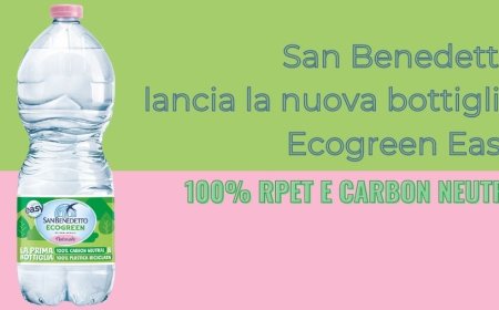 San Benedetto lancia la nuova bottiglia Ecogreen Easy 100% RPET e Carbon Neutral
