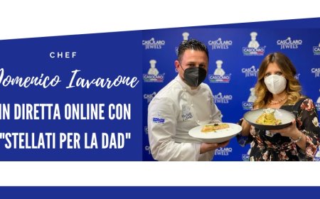 Chef Domenico Iavarone in diretta online con "Stellati per la Dad"
